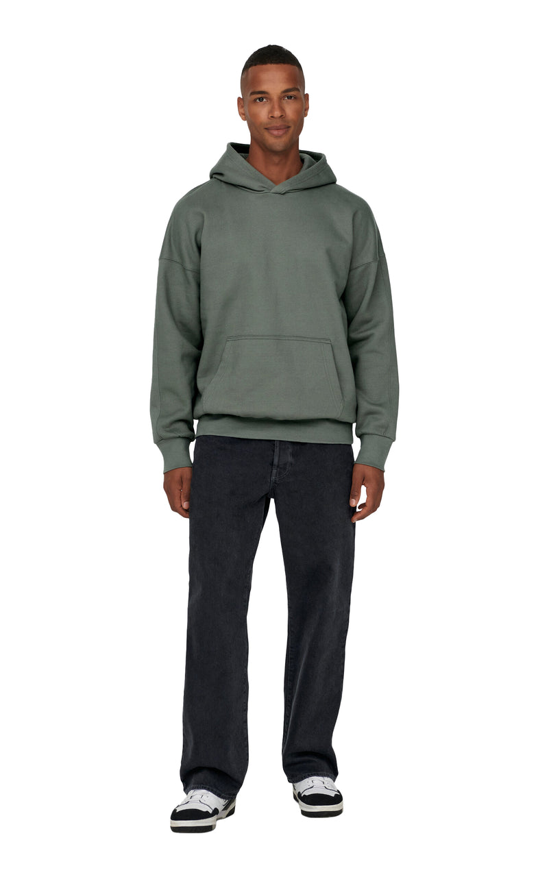 Fade Loose Jeans in Washed Black