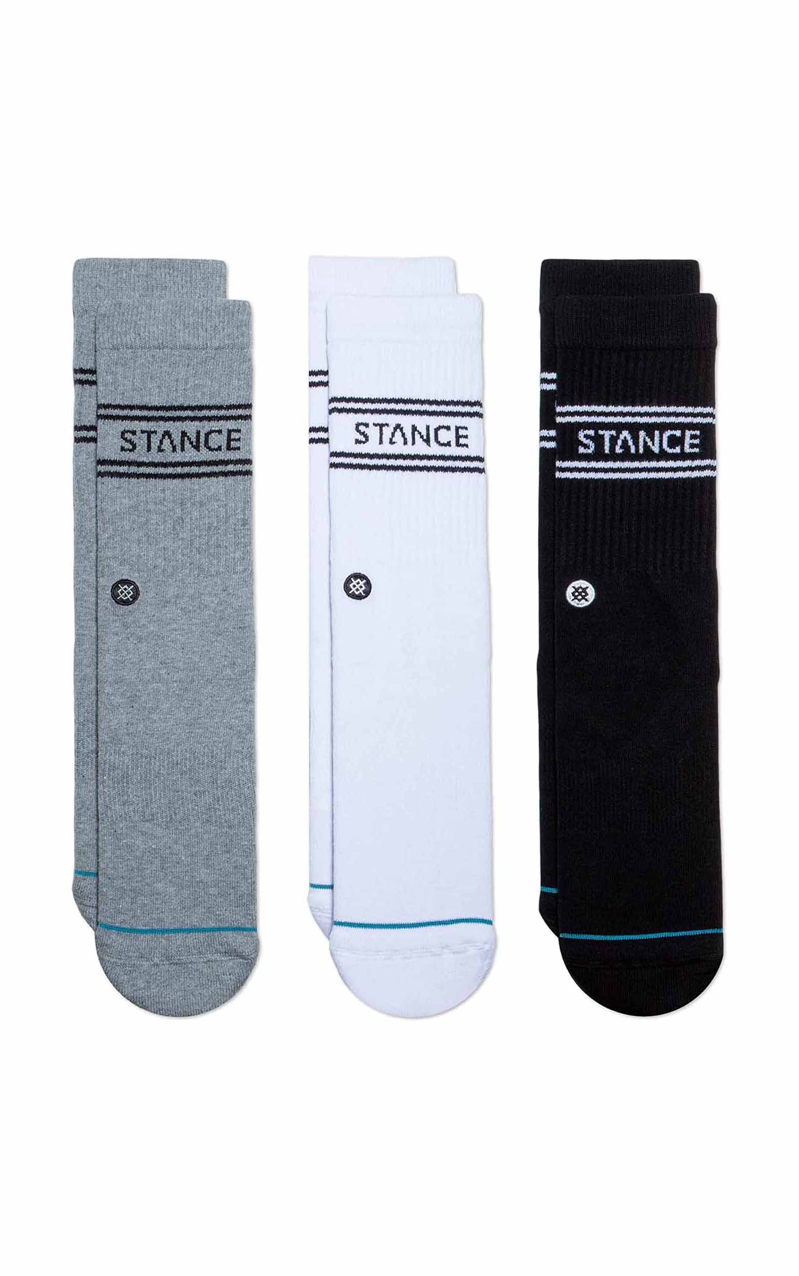 Basics 3-Pack Crew Socks in Multi