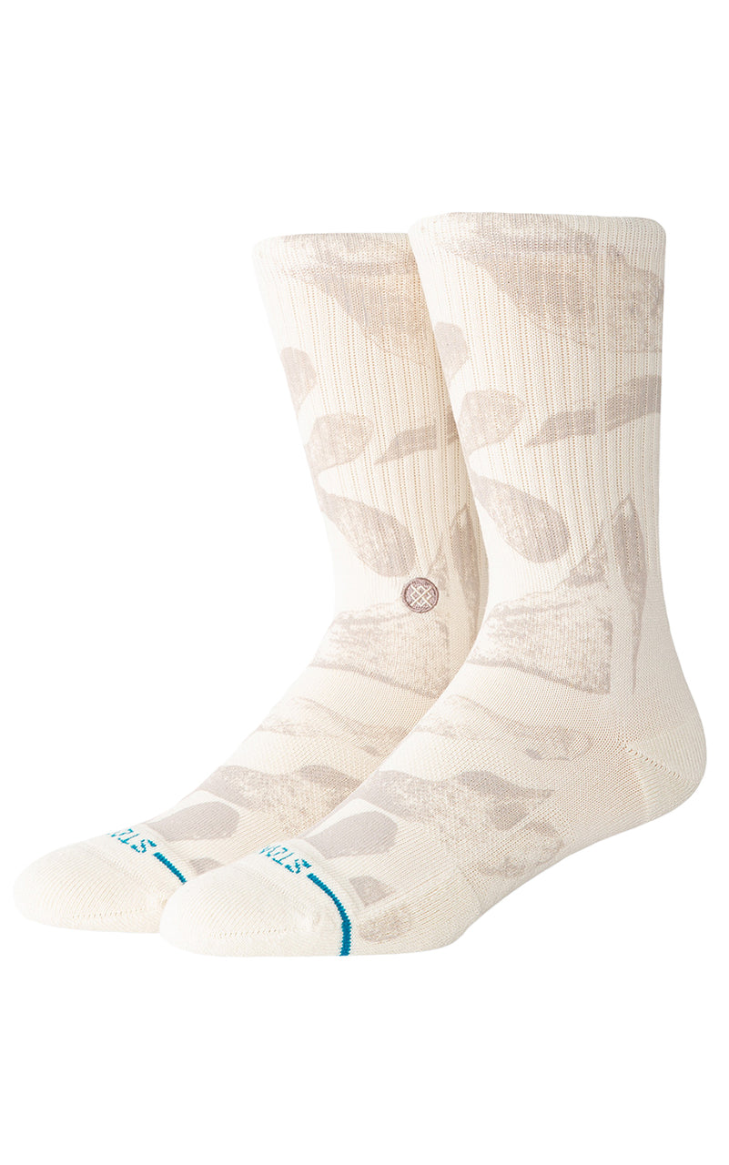 Flora Cruz Crew Socks in Ivory