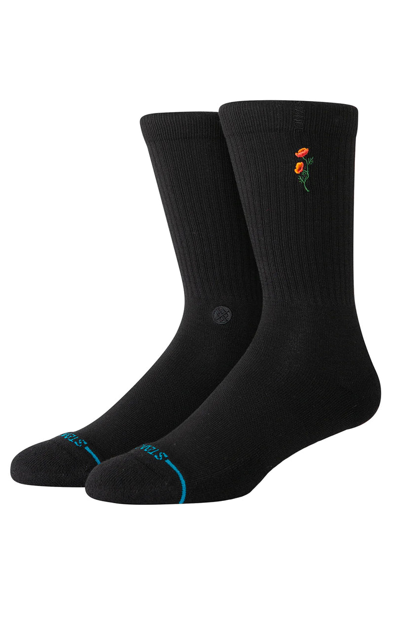 Twiggy Crew Socks in Black