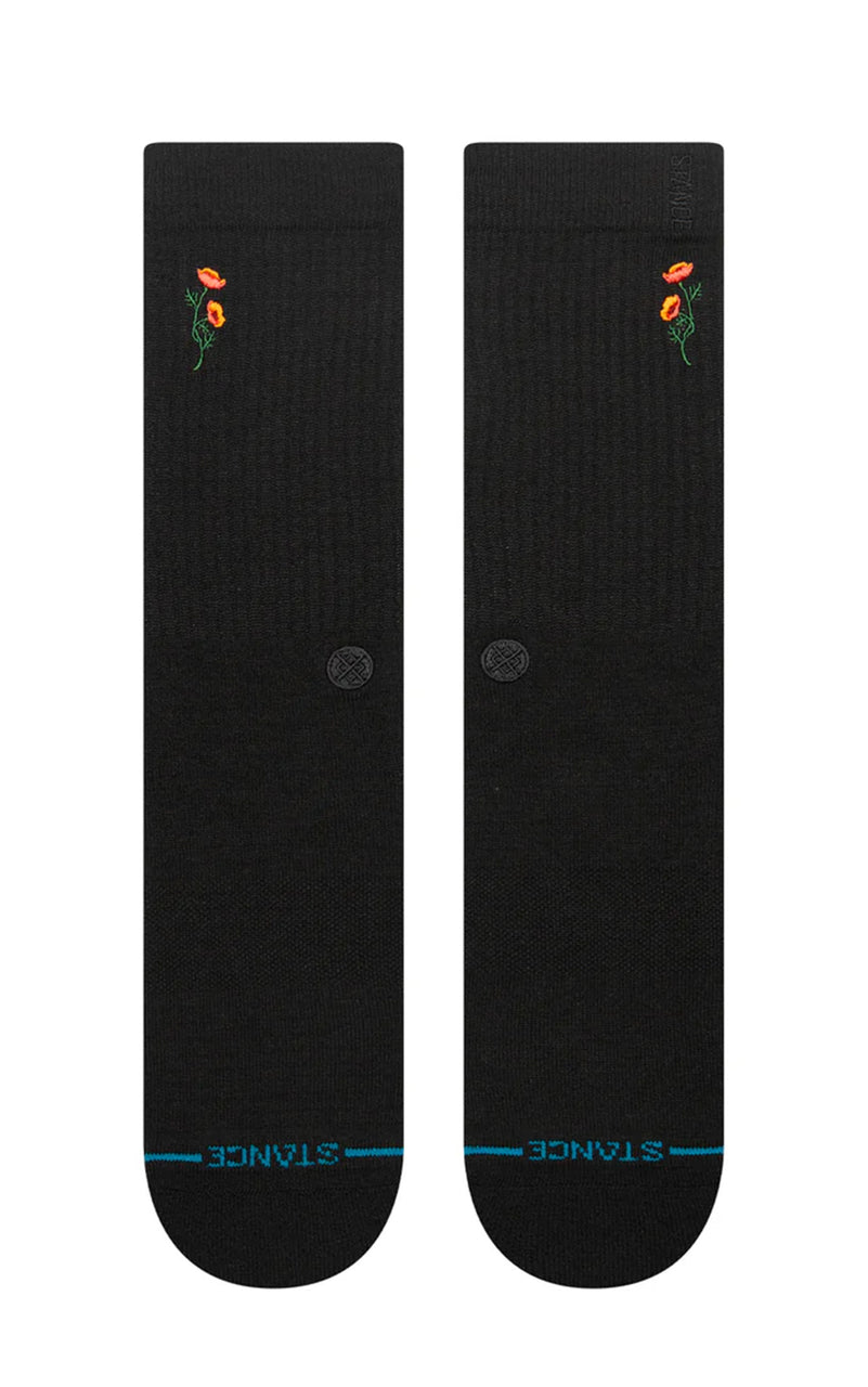 Twiggy Crew Socks in Black
