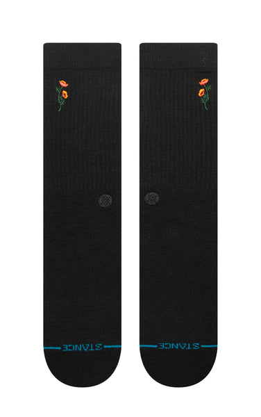 Twiggy Crew Socks in Black