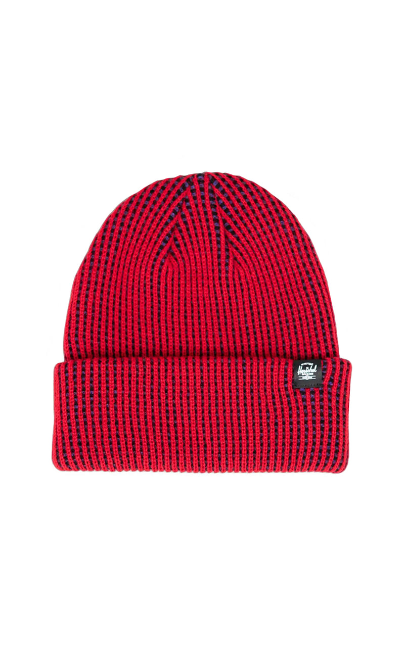 Rowan Plaited Beanie in Purple Opulence