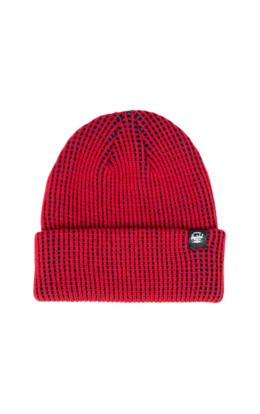 Rowan Plaited Beanie in Purple Opulence