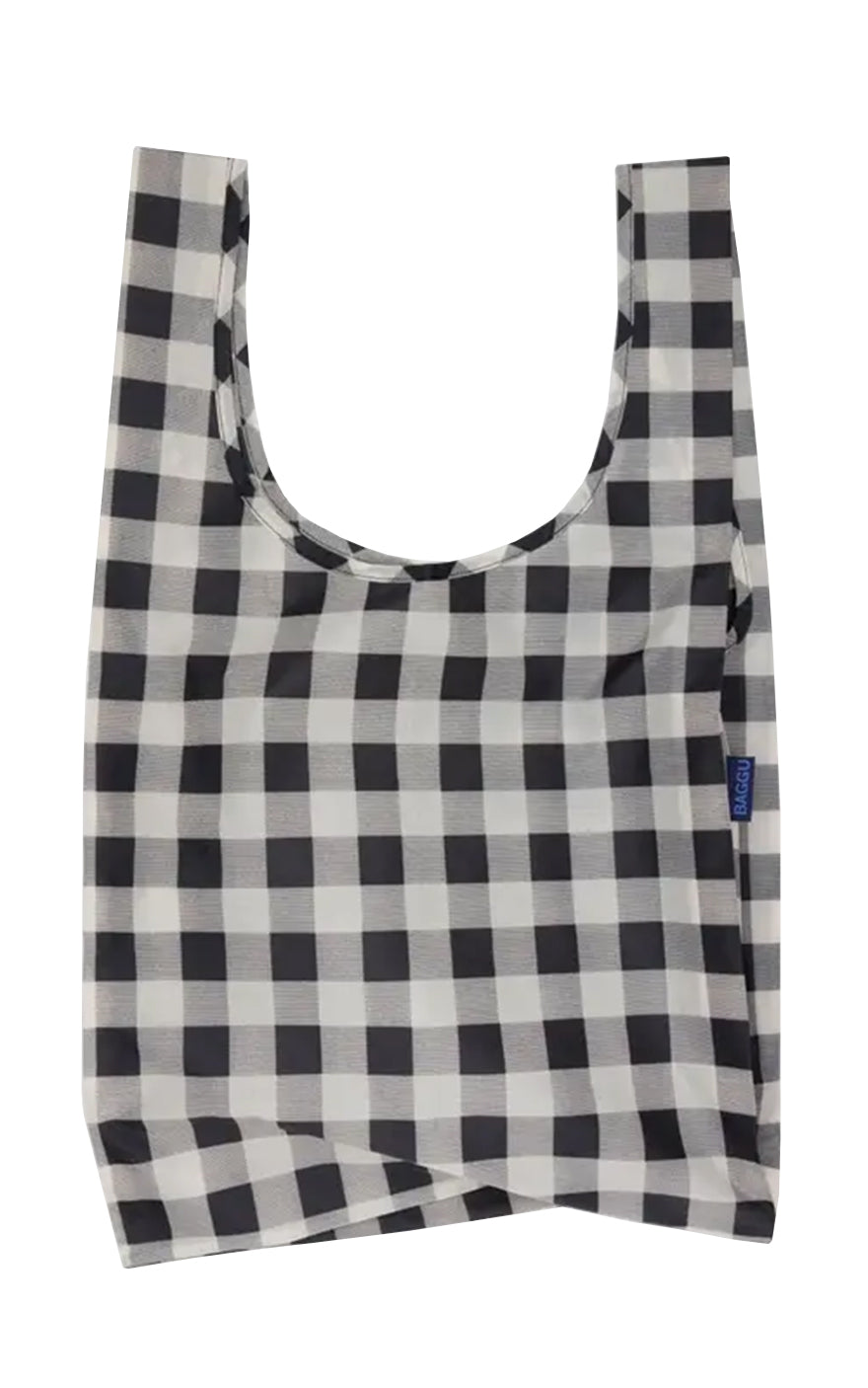 Black & White Big Check Standard Baggu