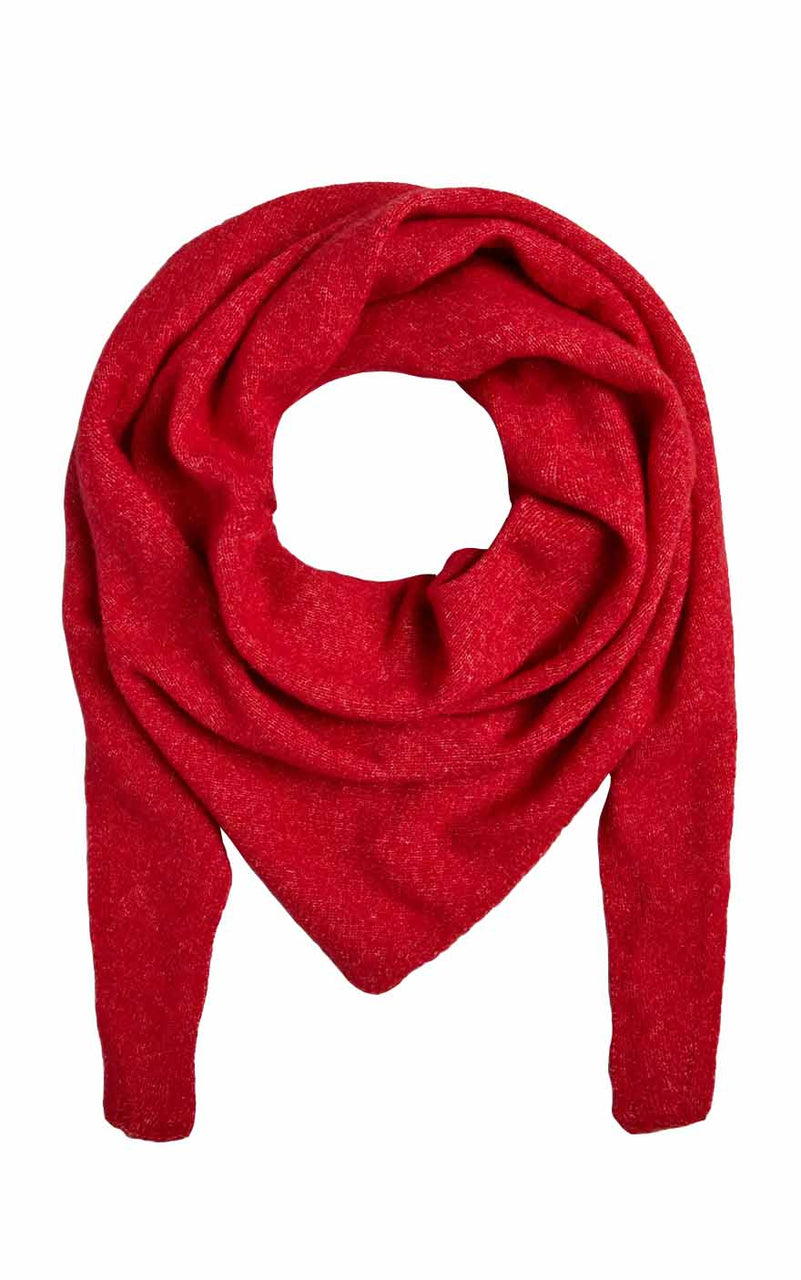 Juliana Triangle Scarf in Goji Berry