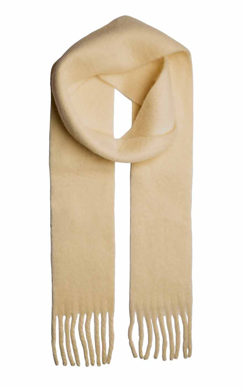 Jinny Narrow Scarf in French Vanilla