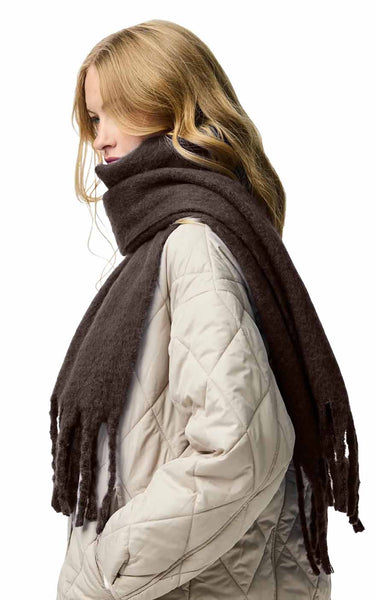 Cottbus 2-Way Zip Cardigan in Birch