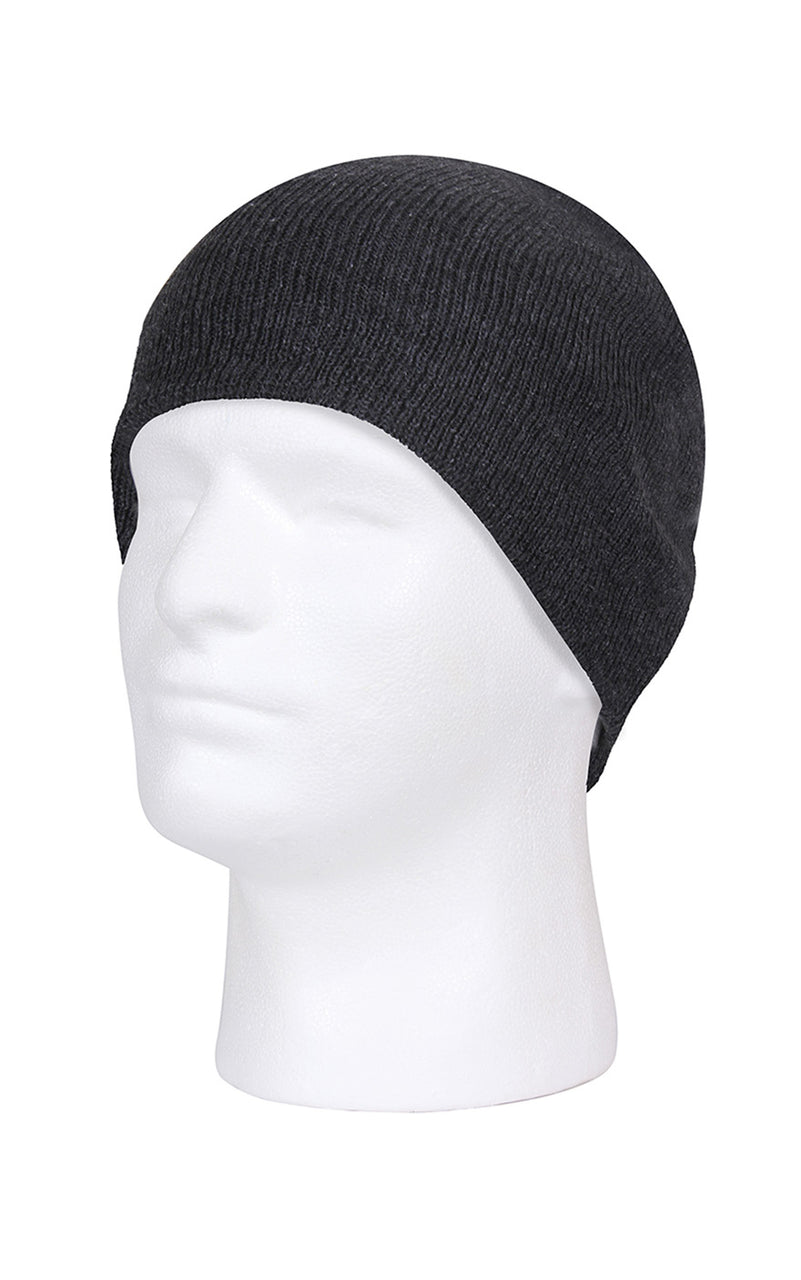 Skull Cap in Charcoal Grey