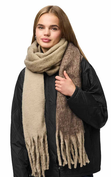 Cottbus 2-Way Zip Cardigan in Birch