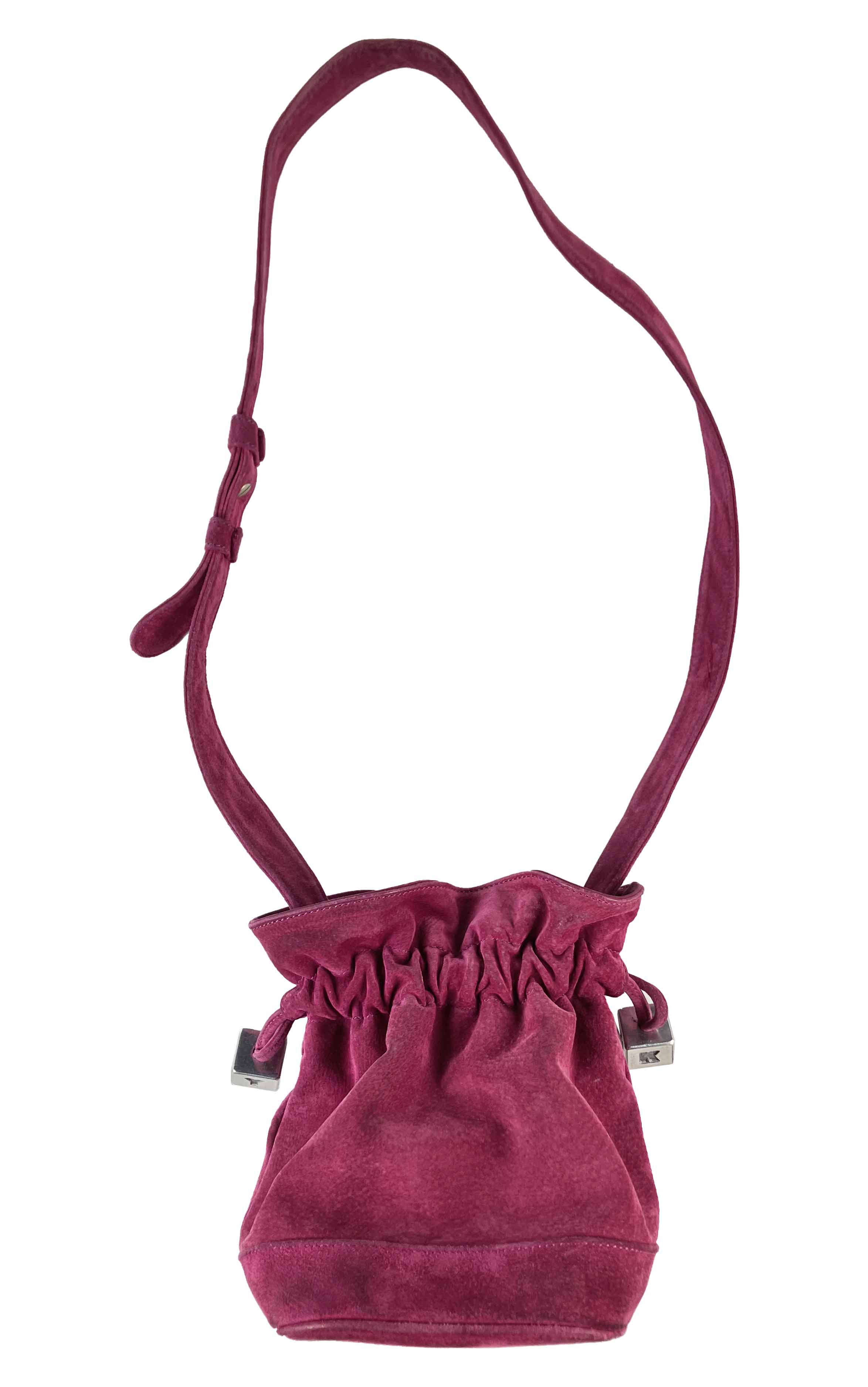 DKNY Fuchsia Bucket Bag