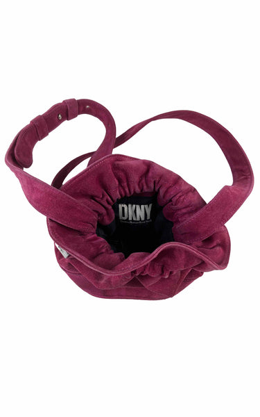 DKNY Fuchsia Bucket Bag