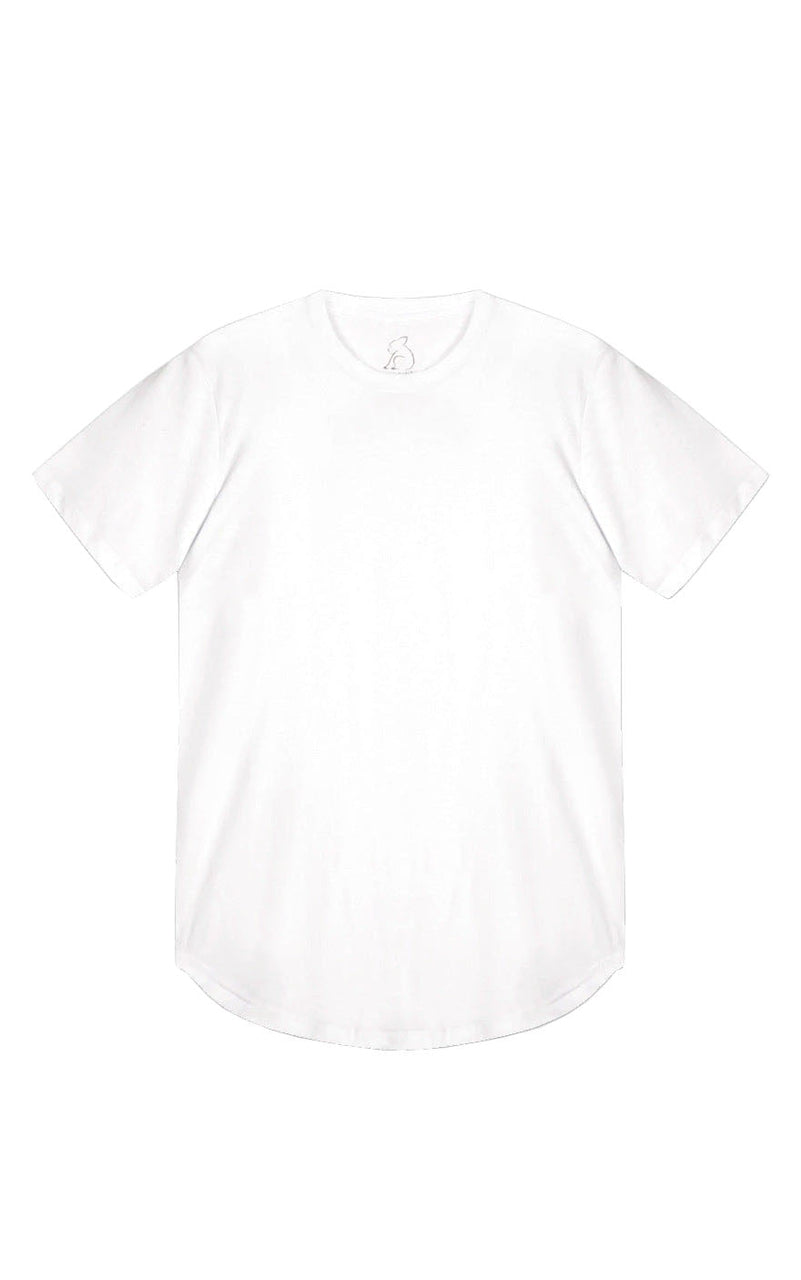 Eazy Scoop Tee in White