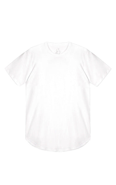 Eazy Scoop Tee in White