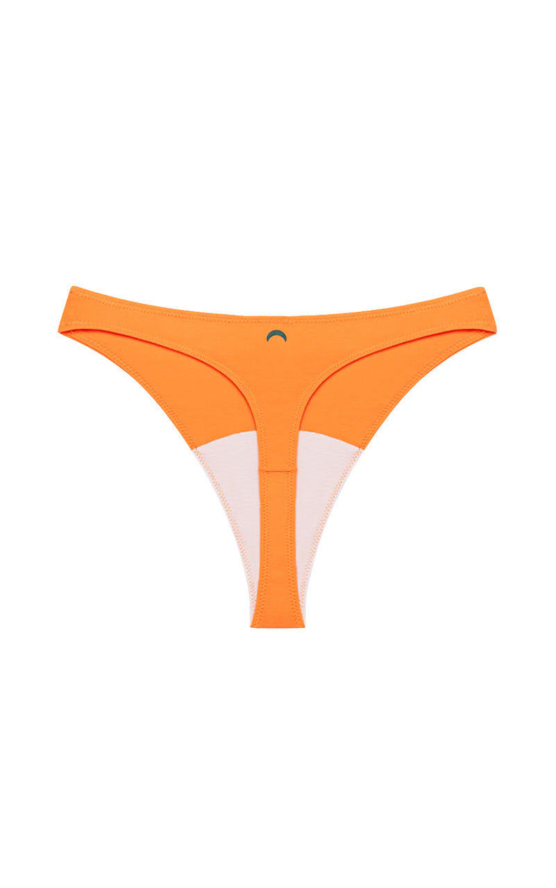 High Rise Thong Undies in Creamsicle
