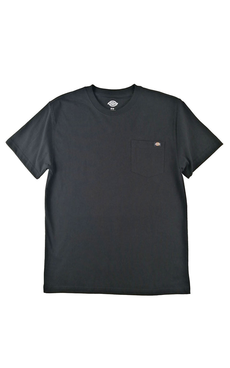 Short Sleeve Heavyweight Pocket Tee in Black