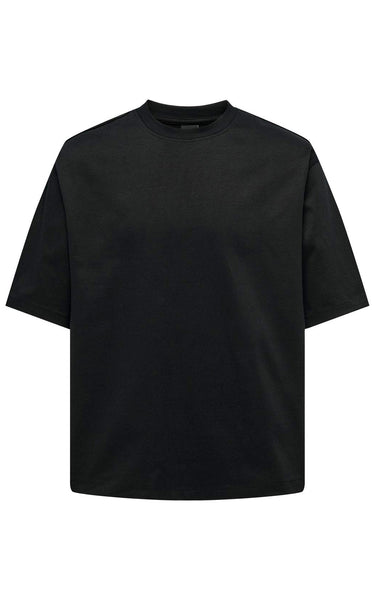 Millenium Oversize Tee in Black