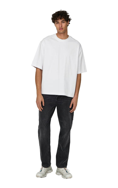 Millenium Oversize Tee in Bright White