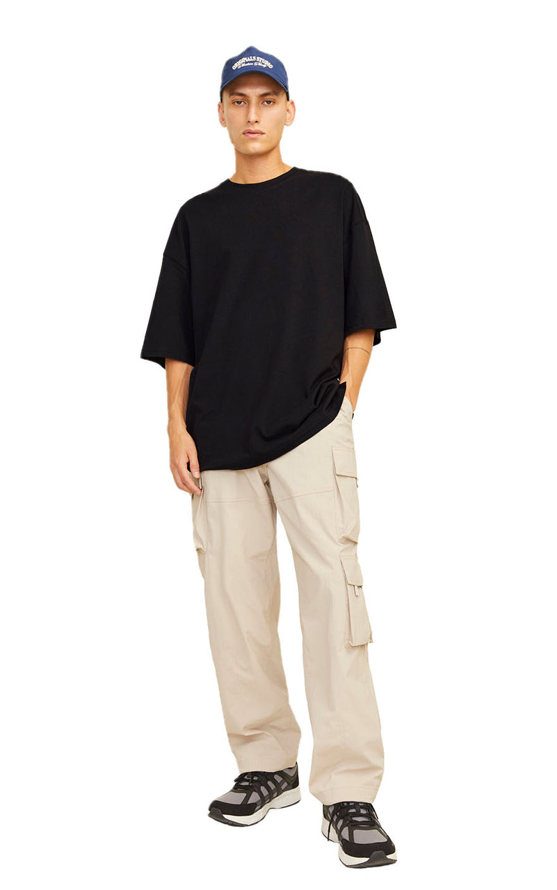 Charge Short Sleeve Tee in Black