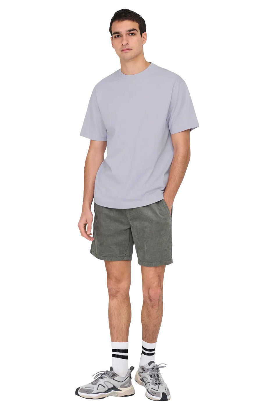 Fred Organic Relaxed Tee in Thistle