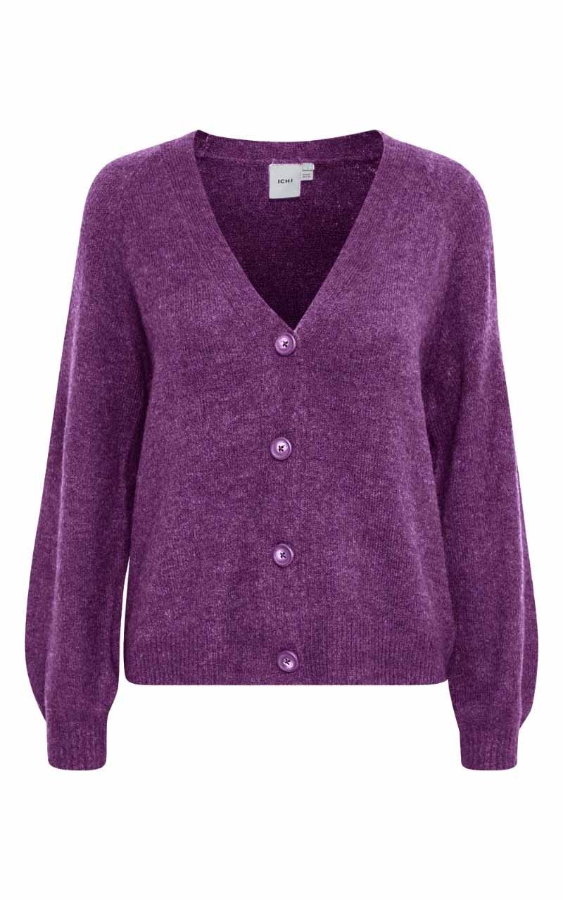 Kamara Cardigan in Amaranth Purple
