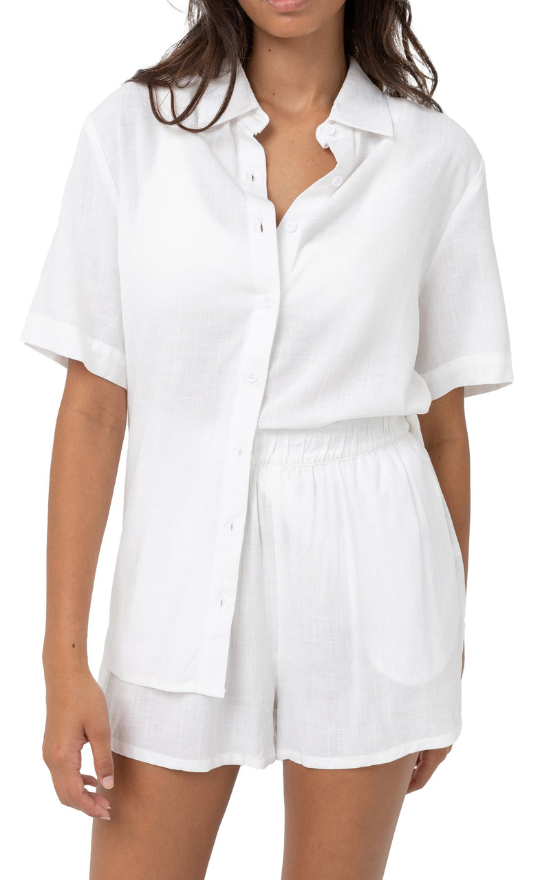 Classic Lounge Shirt in White