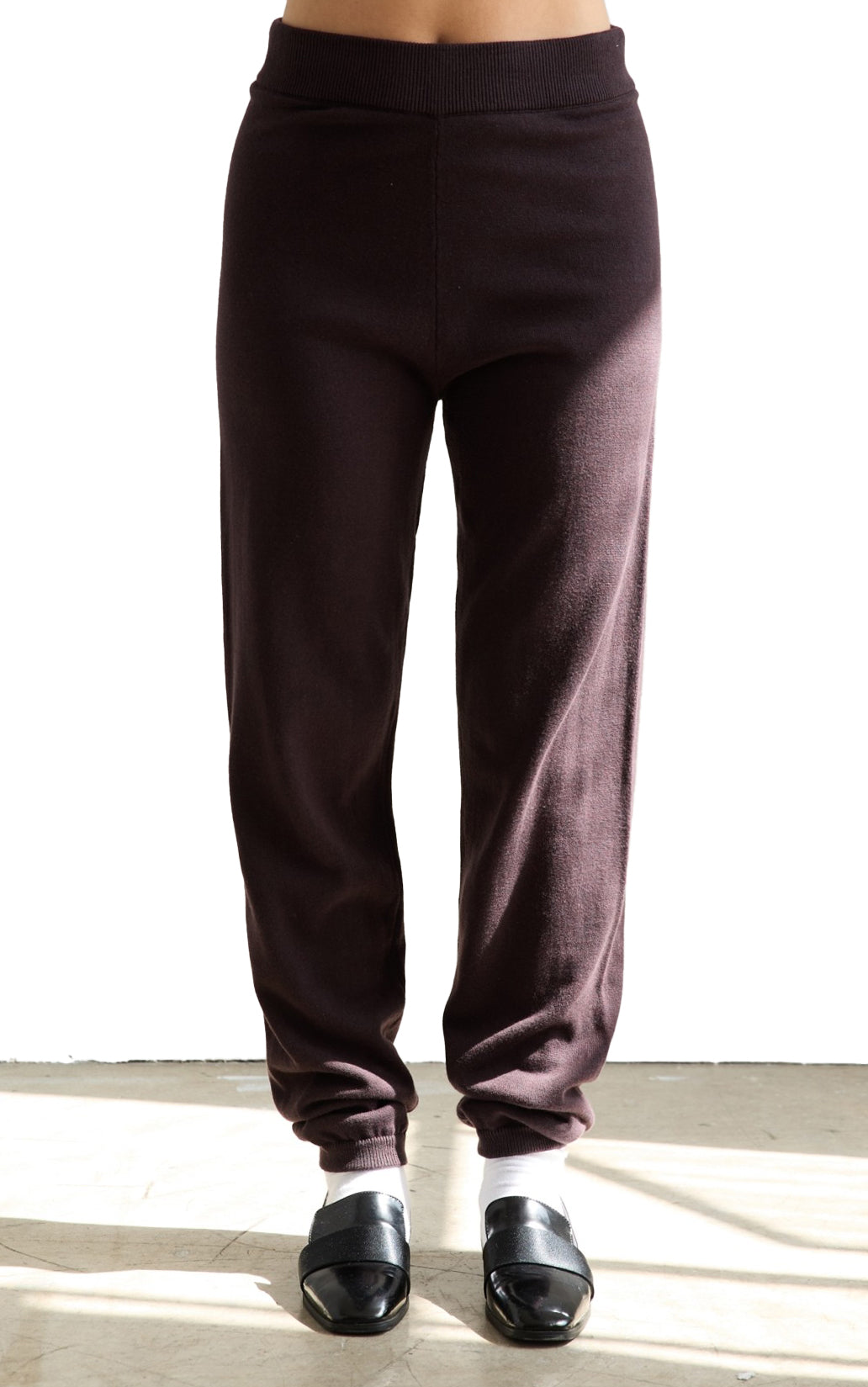 Josie Sweatpants Knit in Ground Coffee