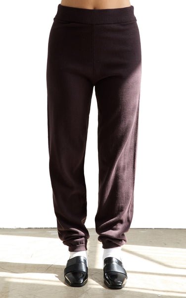 Josie Sweatpants Knit in Ground Coffee