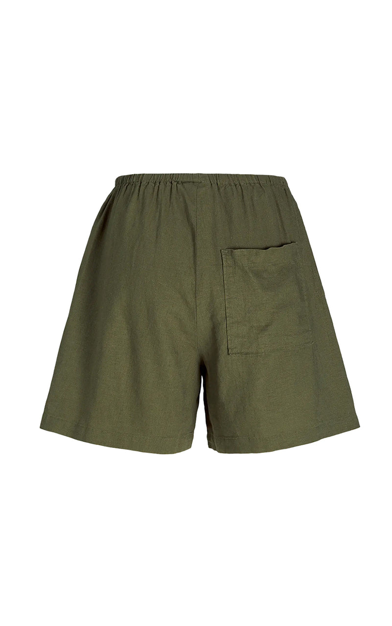 Breeze Summer Short in Dusty Olive
