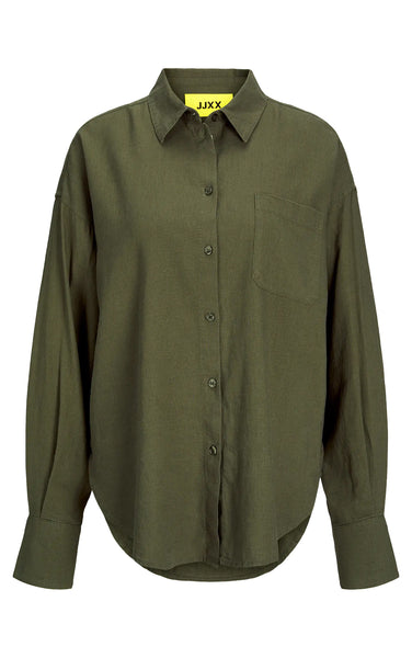 Breeze Long Sleeve Shirt in Dusty Olive