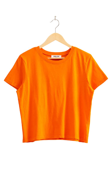Good Day Tee in Tomato Red