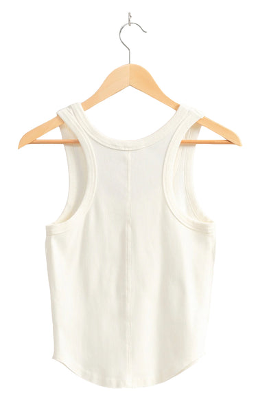 Timeless Threads Acid Wash Tank in Cream