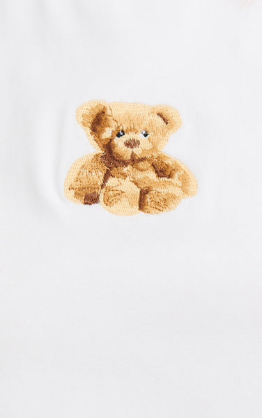 Teddy Tee in White