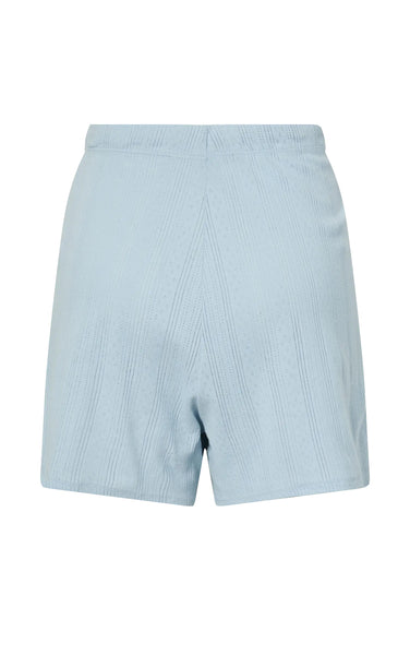 Marie Short in Blue Pointelle