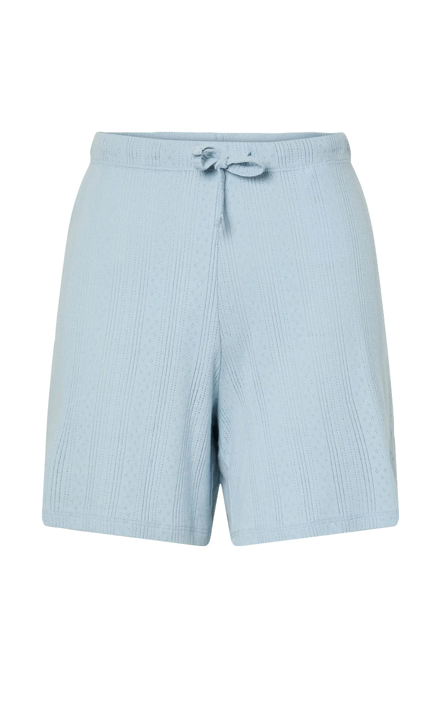 Marie Short in Blue Pointelle