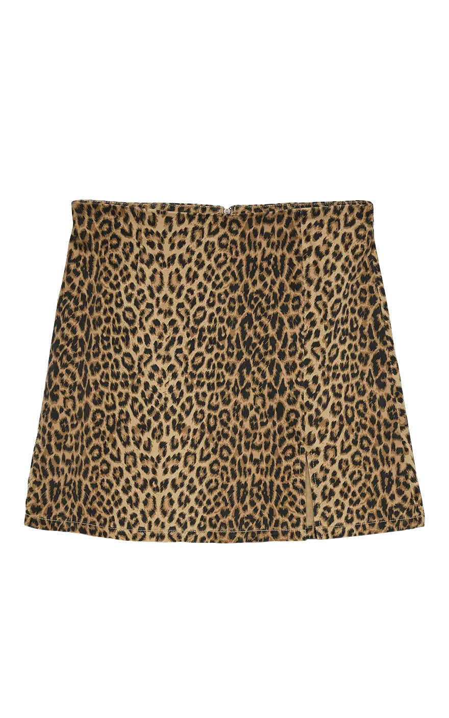 Nelly Short Skirt in Leopard