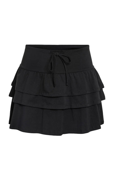 Kesha Frill Skirt in Black
