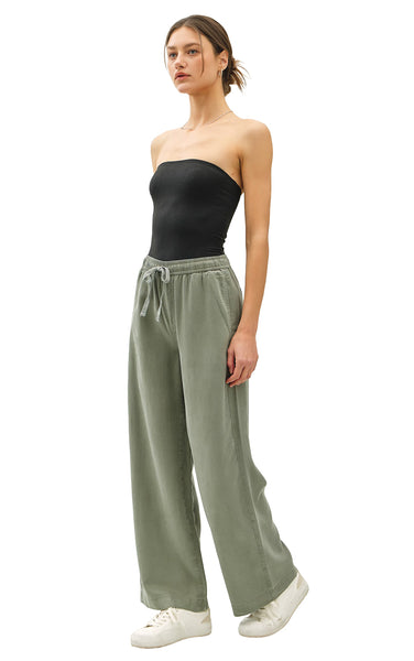 Layla Pants in Dusty Olive