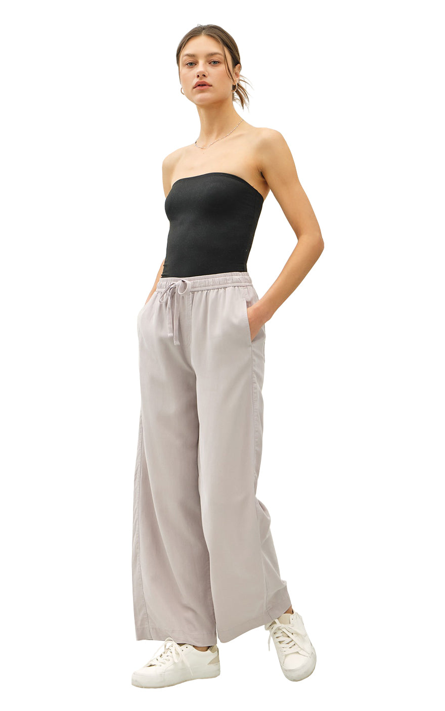 Layla Pants in Stone Grey