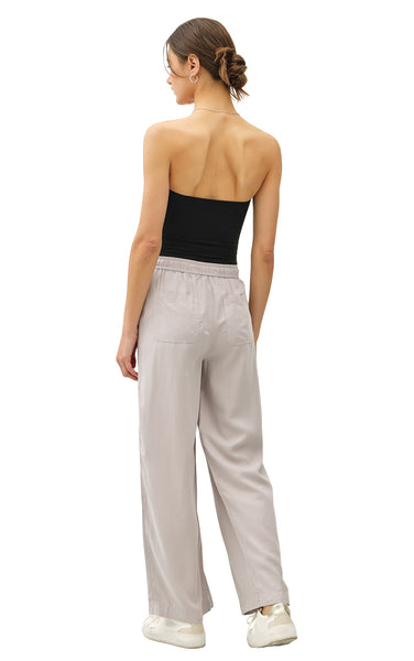 Layla Pants in Stone Grey
