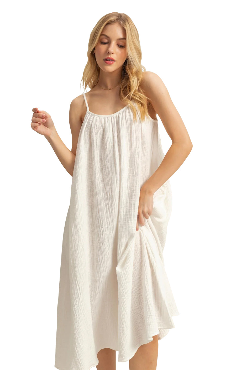 Gabriella Dress in Off-White