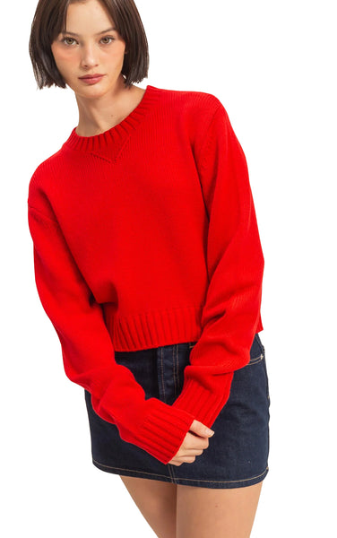 Gianna Sweater in Red