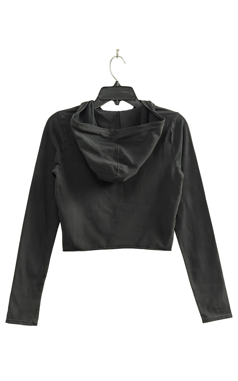 Elize Zip Hoodie in Black