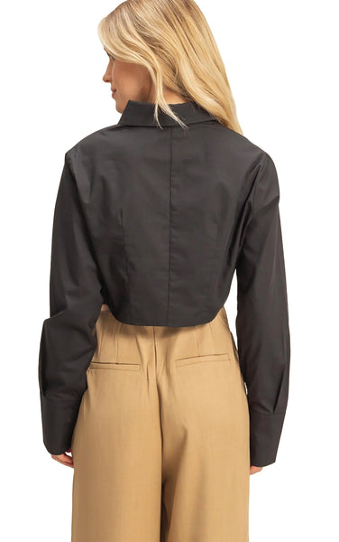 Ellie Button Up Shirt in Black