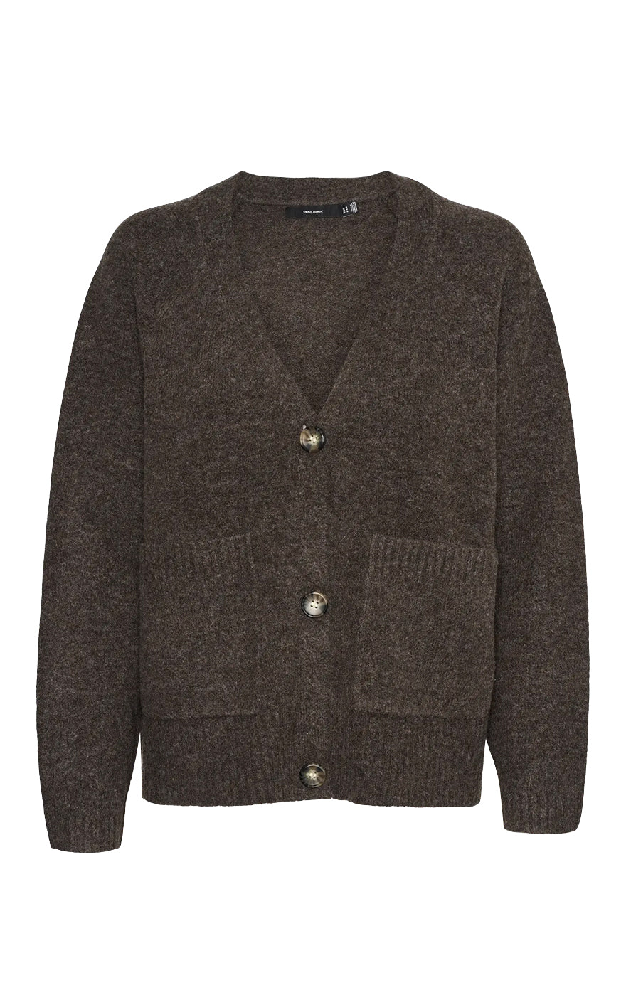 Boom Cardigan in Chocolate Torte
