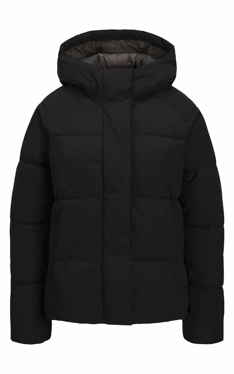 Global Puffer Jacket in Black