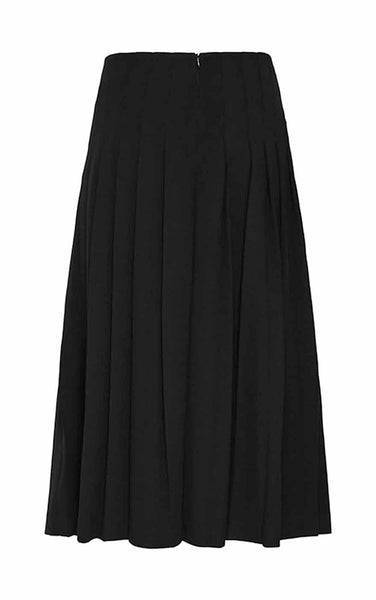 Katine Pleat Skirt in Black