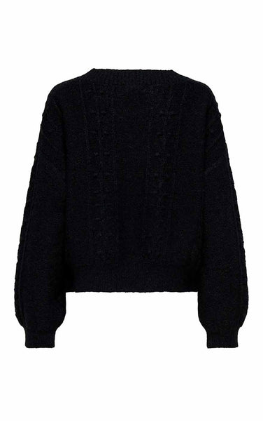 Sigrid V Sweater in Black