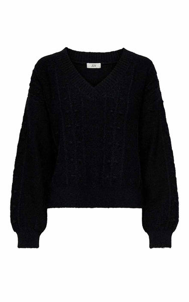 Sigrid V Sweater in Black