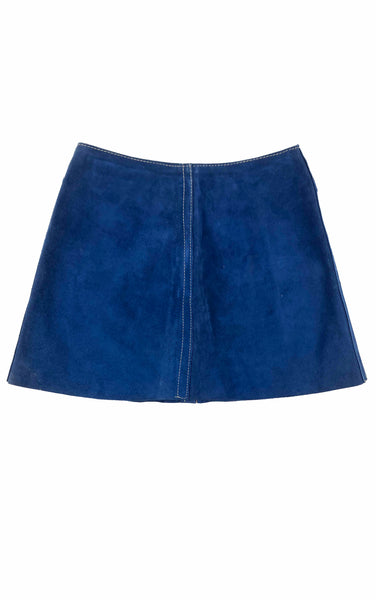 Suede Mini Skirt